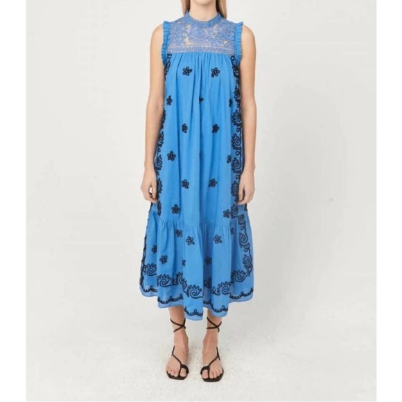 RHODE lotta dress in pacific
